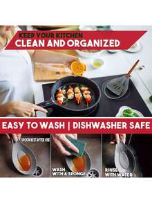 1/2 szt. podkładka pod łyżkę, łatwa w czyszczeniu mata pod przybory kuchenne z TPE, silikonowa mata pod łyżkę, izolowana mata pod łyżkę, mata do naczyń smakowych, uchwyt na łyżkę do restauracji (ten produkt jest wykonany z relatywnie miękkiego materiału. Przed zakupem zaleca się sprawdzenie, czy rozmiar i twardość odpowiadają Państwa potrzebom w zależności od sposobu użytkowania, aby uniknąć wpływu właściwości materiału na komfort użytkowania).