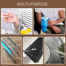Cup Straw Cleaning Brush, Reusable Straw Cleaner, Fits 40/30/20 Oz Tumblers, 10mm Diameter Pipe Cleaner, Suitable For Water Bottles And Straws