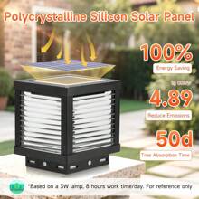 太阳能柱灯带定时器功能，遥控，可调光，防水户外花园太阳能灯，灯光颜色可变，兼容 E27 灯泡，适用于花园、露台、门廊、阳台、柱子、入口、庭院、树木、小路、栅栏、景观照明