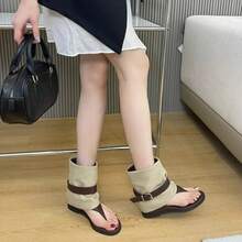 Women Flats - 駝色 - 查看 1