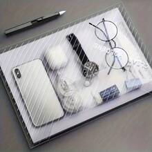 5/10/20 Pcs A4 Transparent File Bag PVC Documents Filing Storage Bag Student Organizer Information Pocket Folders Stationery20,For School Supplies,Back To School - White - View 5