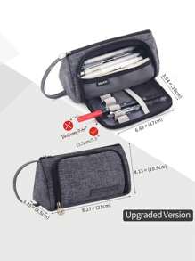 EASTHILL 大容量铅笔盒 大号铅笔袋 笔袋 高容量收纳盒 中学生大学办公室收纳盒 适合学生青少年女孩成人