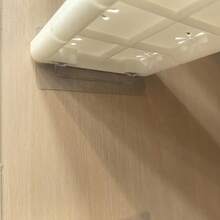 可调节可扩展壁橱隔板架 - 无需钻孔碳钢支撑杆，适用于橱柜、厨房、浴室收纳 - 为租房者和学生提供节省空间的存储解决方案 - 彩色 - 查看 11