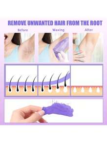 Wax Warmer Hair Removal Kit, Suitable For Hands, Feet & Body SPA Waxing, Includes Wax Pot, Wax Beans & Wooden Sticks - EU C Type Plug(220-240V) - View 7