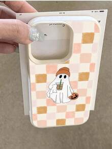 1 chiếc ốp lưng điện thoại thời trang Halloween hình ma vải, chống rơi, chống trượt, mềm mại, tương thích với Apple/Redmi/các dòng điện thoại khác. Chống nước, chống sốc, chống trầy xước. Phiên bản quốc tế, không phải phiên bản nội địa. - Nhiều màu - Xem 3