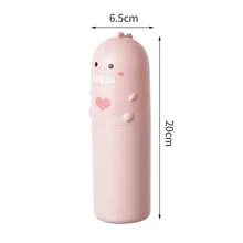 Hộp đựng bàn chải đánh răng du lịch hình khủng long - Có cốc và ngăn đựng kem đánh răng, màu xanh nhạt/xanh lá cây, hộp đựng đồ dùng phòng tắm nhỏ gọn, tay cầm tiện lợi, chất liệu nhựa ít gây kích ứng - Phù hợp cho thanh thiếu niên và người lớn - Quà tặng du lịch nha khoa dễ thương, hộp đựng đồ bền chắc. - Nhiều màu - Xem 11
