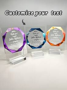 Personalized Employee Award, Retirement Appreciation, For Manager, Staff, Retirement Award Custom Award Plaque ,Thank You, Personalized Gift,T-Shirt With A Custom Printed Slogan