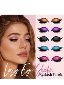 2 szt. wielokrotnego użytku naklejki na rzęsy sztuczne rzęsy cekiny cień do powiek