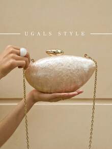 Bolso asimétrico de mujer con patrón de bola de lujo, bolso cruzado de unicolor exquisito, perfecto para fiestas, bodas, cenas/banquetes, se puede combinar con vestidos de novia, ropa formal, vestidos de fiesta, vestidos de cumpleaños, fiestas de vestidos de mujer