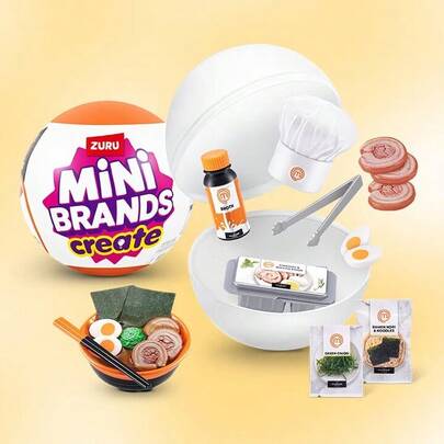 ZURU Surprise Ball Chef Master Ball, Miniature DIY Handmade Food Toy Ball