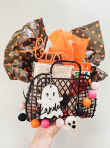 Etiquetas de acrílico personalizables para cestas de Halloween, etiqueta de cesta de Halloween con fantasma, etiqueta de Boo personalizada con nombre, regalo con tema de fantasma de Halloween para niños, etiqueta de acrílico para balde de Boo de Halloween, regalo personalizado de Halloween, etiqueta de regalo personalizada para niños, etiquetas de acrílico personalizadas como adorno, regalo para niño/él/novio/esposo, regalo para niña/ella/novia/esposa. Decoración de habitación, multifuncional, ornamental, personalizado, salón de té, hogar, jardín, oficina, para aniversarios, para el Día de San Valentín, para el estreno de una casa