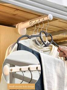2 件/1 件 [安全抓握] 可调节伸缩晾衣架，带旋转夹 – 白色塑料衣架，适用于宿舍、浴室和衣帽间 – 为旅行者提供安全快速干燥的解决方案，宿舍必备品 | 多功能衣架 | 安全抓握功能，晾衣架