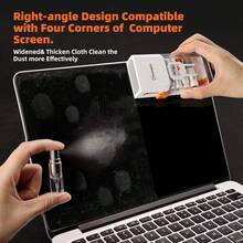 Keyboard Cleaner Laptop Cleaning Kit, All-In-One Keyboard Cleaning Kit, Laptop Cleaner Tool For MacBook IPad  Computer, Portable Electronics Brush Tool For Tablet PC Camera Lens Earbuds Monitor,9600829 - White - View 6