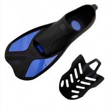 Swimming And Diving Flippers, Adult Flippers, Swimming Snorkeling Training, Short Duck Feet, Outdoor Sports, Free Flippers - Multicolor - View 7