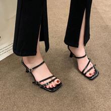 Women Heeled Sandals - 米色 - 查看 5