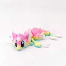 Conjunto de Ovos de Anjo e Dragão Impressos em 3D - Dragão de 6 Asas com Juntas Móveis | Decoração de Mesa de Fantasia Anime, Colecionável Fofo em Cores Aleatórias Ideal para Festa de Fantasia, Decoração de Feriados, Ano Novo, Páscoa, Dia dos Namorados, Ótimo para Inverno e Ano Novo Aniversário Único, Natal (Cor Aleatória, Asas Posicionáveis, Presente de Fantasia)