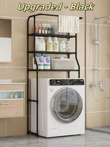 1pc Bathroom Over Toilet Storage Rack, Multi-Layer Standing Cabinet For Toilet, Laundry Room, Stylish Organizer - Multicolor - View 1