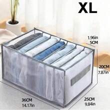 1 món, Quần, Quần áo, Dụng cụ lưu trữ, Hộp, Ngăn, Túi phân loại, Quần áo, Giỏ, Ngăn kéo gia đình, Tủ quần áo, Hộp lưu trữ quần áo/tủ quần áo nhiều lớp, Hộp sắp xếp, Hộp sắp xếp tủ quần áo, Hộp lưu trữ quần áo, Hộp sắp xếp tủ quần áo, Phụ kiện ký túc xá/phòng ngủ, Đồ dùng cho năm học mới, Đồ dùng cần thiết cho ký túc xá đại học, Hộp lưu trữ ký túc xá. - Xám - Xem 12