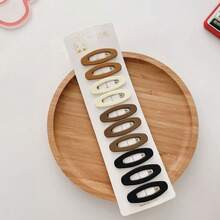 10 chiếc (Ngẫu nhiên) Kẹp tóc vuông mờ đơn giản hình giọt nước dành cho nữ, đa năng dùng hàng ngày, đi học, phụ kiện tóc, kẹp tóc, phụ kiện đội đầu, phụ kiện tóc cho nữ, ghim cài tóc - Nhiều màu - Xem 15