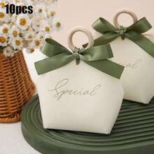 10pcs Handheld Candy Gift Boxes, Gift Packaging Boxes Suitable For Wedding, Holiday, Birthday, Party, Celebration Events, Souvenirs, For Gift Shops And Candy Stores - Multicolor - View 2