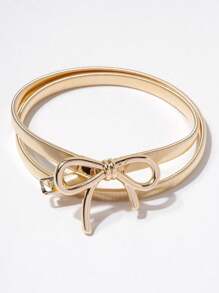 1 女孩百搭蝴蝶结松紧腰封小狗保持回到学校