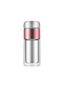 1 件茶叶浸泡瓶、双层玻璃水瓶、带过滤器的茶杯、散叶茶浸泡器、便携式茶具、硼硅酸盐玻璃、防漏、独立茶隔层、适用于热饮/冷饮、旅行、办公室、家庭使用、成人健康礼物 - 彩色 - 查看 16