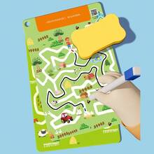 1 套专注力迷宫训练书 - 培养思维、注意力和思维游戏玩具，迷宫训练开发左右脑思维，具有挑战性的迷宫冒险全脑开发训练玩具，注意力玩具 - 彩色 - 查看 6