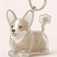 Customized Pet Pendant, Small Dog & Cat Hair Storage Capsule Transparent Keychain, Memorabilia Back To School Gifts Ornamental,Engraved Stylish,Fashion,Colorful,Vintage,Cute,Contracted,Cuties Custom,Unique,Customized,Personalized Pet For Anniversaries,For Birthdays