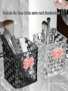 1/2 szt. Uroczy uchwyt na długopisy w kształcie kokardy - organizer na biurko na pędzle do makijażu i artykuły biurowe, eleganckie przechowywanie pędzli do makijażu, idealne do kreatywnych projektów dekoracyjnych dla dziewcząt, studentek i dziewcząt, na wakacje, plażę, kolekcję łazienkową, kolekcję sypialni, dużą torbę, wystrój pokoju, torby, kosmetyczki, toaletkę, podróż, kosmetyczkę, niezbędne rzeczy w podróży, organizer, przechowywanie, niezbędne rzeczy w podróży, organizer do makijażu, kosmetyczki, organizer do makijażu, organizer, kosmetyczka, organizer na biurko, kosmetyczka, kosmetyczka, organizer do makijażu, akcesoria toaletowe, kosmetyczka, kosmetyczki, pudełko na biżuterię, saszetka, uchwyt na pędzle do makijażu, uchwyt na pędzle, organizer na perfumy, saszetka