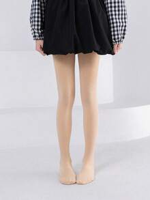 1 双儿童舞蹈紧身裤，肤色紧身裤，适合春/秋舞蹈练习，适合 6-16 岁女孩