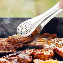 1-częściowy klips do żywności ze stali nierdzewnej, wielokrotnego użytku, do grillowania, podawania, serwowania, przyrządzania makaronów i sałatek, grillowania steków. Idealny na imprezy, catering, przyjęcia, wesela itp.