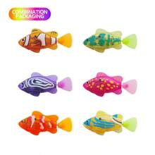 1/2/4 件青少年电子鱼、儿童玩具、女孩玩具、儿童游戏、夏季沐浴玩具、宠物玩具、带 LED 灯的游泳机器鱼、游泳池浴缸玩具、有趣的礼物、奇特的生日礼物、儿童旅行游戏