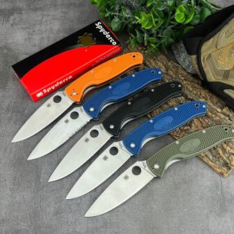 Cuchillo de bolsillo plegable versátil para exteriores C142 con hoja de 4.17 pulgadas, cuchillo diario para verduras y frutas, multiusos para camping, autodefensa, EDC, supervivencia, táctico y caza, ligero