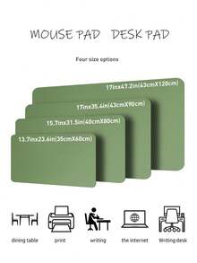 1 pezzo Tappetino antiscivolo per scrivania, tappetino per mouse, protezione in pelle PU impermeabile per scrivania/tavolo, sottile e grande, facile da pulire, tappetino da scrivania per computer portatile per ufficio/casa/decorazione (rosa) - Multicolore - Visualizzare 90