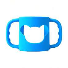 Agarre de botella de silicona con patrón de dibujos animados, accesorio de botella suave y flexible adecuado para la mayoría de botellas de cuello - Multicolor - Ver 10