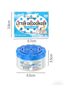 Eliminador de odores de animais de estimação - Desodorizador eficaz para todos os tipos de areia para gatos, combate odores persistentes, limpador enzimático e removedor de urina e fezes de animais de estimação, fragrância suave, adequado para banheiros. - Multicolorido - Ver 7