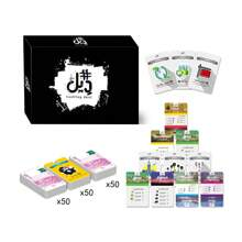 1 盒阿拉伯语纸牌游戏，包含“字母挑战”、“契约交易”、“家庭团队游戏”3 种纸牌游戏变体，适合派对、聚会、与家人和朋友一起进行的学校活动，是理想的礼物，适合 14 岁以上人士