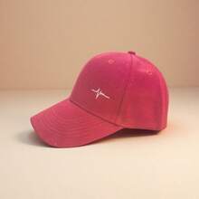 1pc Unisex Casual Minimalist Heartbeat Embroidery Pattern Adjustable Baseball Cap, Suitable For Daily And Outgoing Wear - Multicolor - View 4