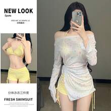 Swim Gear Sets - Rose Red [three-piece Set] - View 3