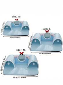 清凉夏日宠物游乐场，多功能猫咪隧道，适合兔子、仓鼠、小型犬和中型猫的玩具，四季宠物垫 - 彩色 - 查看 17