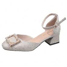 Women Heeled Sandals - 米色 - 查看 7