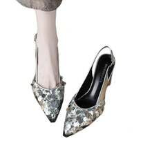 Women Heeled Sandals - 黑色 - 查看 7