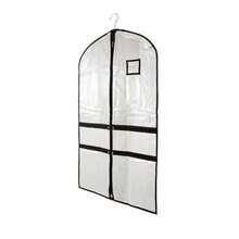 2 przezroczyste torby na ubrania do tańca z 4 kieszeniami, odpowiednie dla tancerzy; 40-calowe torby na stroje taneczne dla dzieci, odpowiednie do podróży i zawodów tanecznych; można w nich wieszać i przechowywać sukienki, mundury itp.; czarne, pyłoszczelne torby wykonane z poliestru; 1 bardzo duża, gruba torba przeciwkurzowa; torba do przechowywania spódniczek do tańca dla dziewcząt - Czarne - Zobacz 14