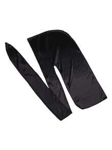 4 件男士仿丝长尾海盗帽，缎面 Durag 头巾，适合日常和运动使用海盗帽海盗服装 - 彩色 - 查看 3