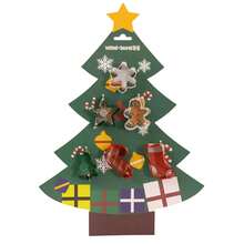 Delightful Holiday Cookie Cutter Set - 6 Pack Of Tree, Sock, Gman, Flake, Star & Candy Shapes For Baking And Decorating Festive Treats
