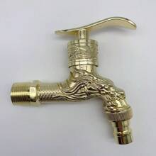"Classic" Vintage European-Style Single Cold Wall-Mounted Faucet - Stainless Steel, Perfect For Kitchen Sink, Washing Machine, Outdoor Garden & Bathroom Accessories