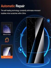 2 片 3D 曲面防窥水凝胶膜防爆防刮隐私手机屏幕保护膜兼容三星 Galaxy S25 S24 S23 Ultra/Redmi Note 14 13 Pro/Vivo/Realme//兼容小米/OPPO Reno/荣耀 70 90 50 100 200 300 Magic 5 6 7 Lite/兼容华为易粘贴无气泡办公室/地铁防偷窥屏幕保护必需品，适用于日常防护、办公室、家庭手机屏幕保护膜手机配件防水防震防摔防摔防指纹全覆盖 - Anti Spy - 查看 10