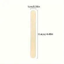 100pcs/50pcs Wooden Craft Sticks, Coffee Stirrers, Popsicle Sticks, Handmade Craft Sticks, DIY And Painting To Create Your Own Wooden Crafts! Cultivate Children's Hands-On Ability, Multipurpose Sticks, Home Art Project, Classroom Art Supplies, Children's Birthday Gift, Christmas Gift