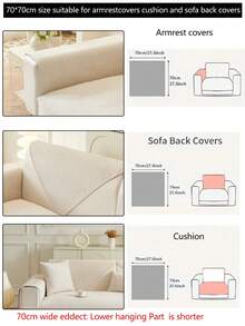 1 Vỏ bọc đệm ghế sofa mọi mùa, Bảo vệ ghế sofa chống trượt tối giản hiện đại, Vỏ bọc ghế sofa chống thấm nước, chống bụi, có thể giặt được, Mềm mại và chống phai màu, Thân thiện với thú cưng, Phù hợp với ghế sofa hình chữ L và ghế sofa 1/2/3/4 chỗ ngồi - trắng - Xem 19