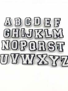 1pc Personalized Fashion Back To School Letter Shoe DIY Decor Accessory, Suitable For Students, Gift For Friends, Applicable To Clogs, Garden Shoes, Sandals, Summer Platform Shoes, Simple And Stylish Shoe Accessories